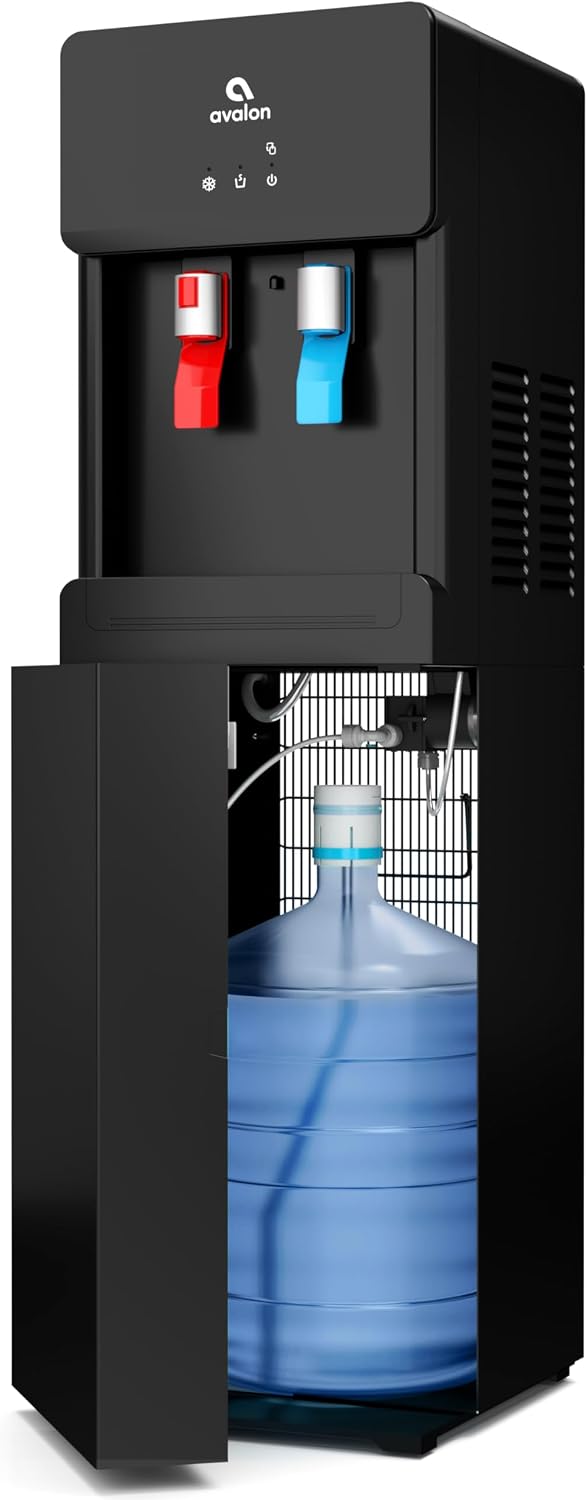 Avalon Bottom Loading Water Cooler Dispenser Hot Cold A6BLWTRCLRBLK