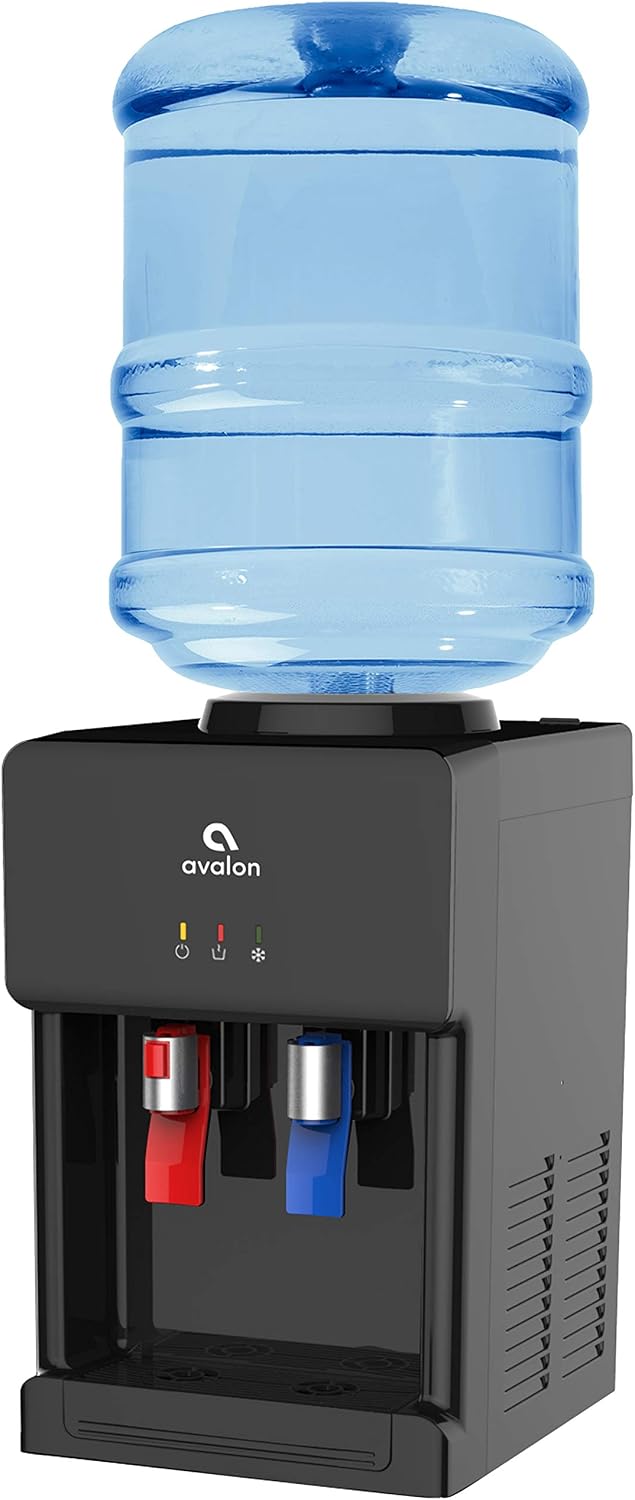 Avalon Countertop Top Loading Water Cooler Dispenser Black