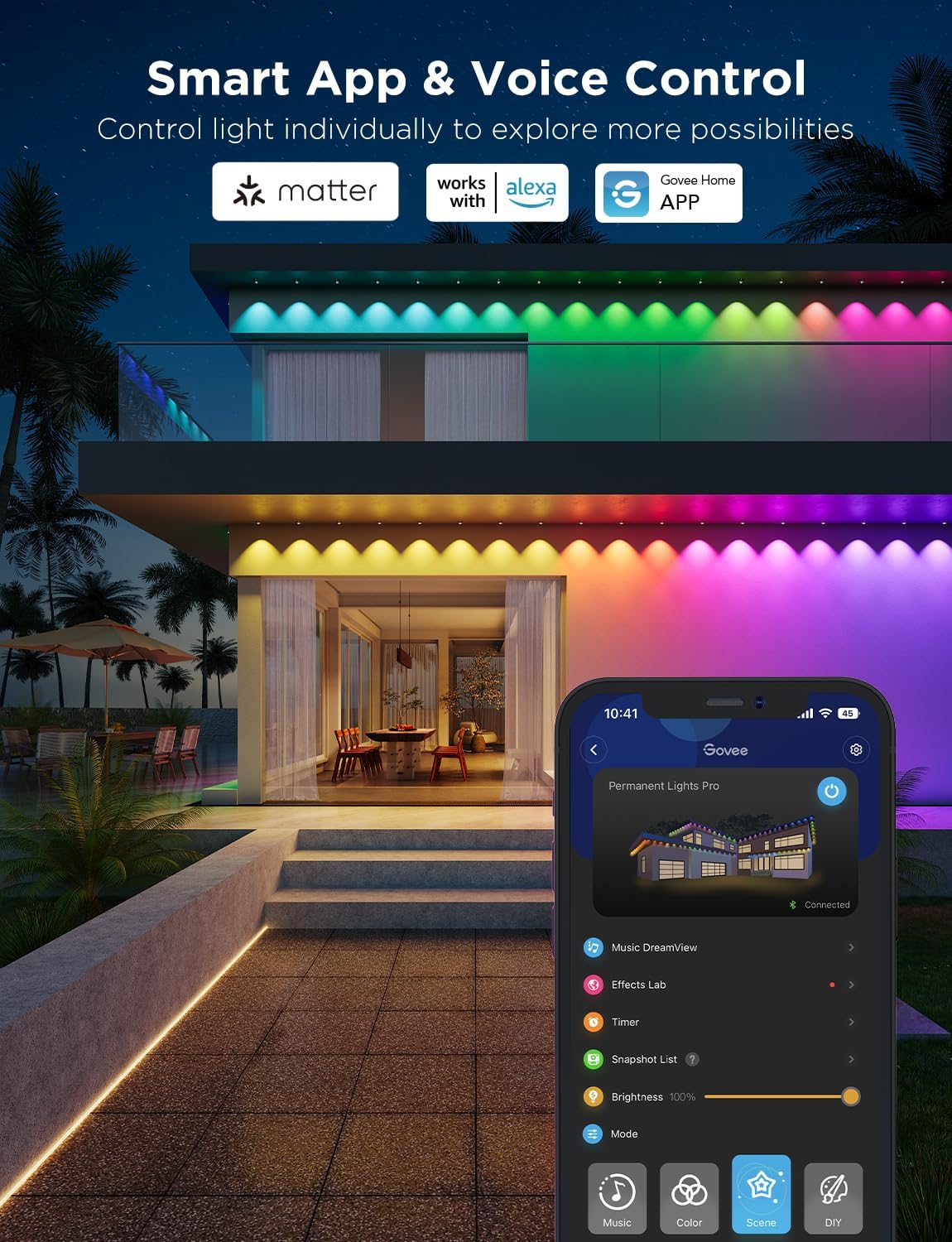 Govee Permanent Outdoor Lights Pro 30.5m 60-LED H706A