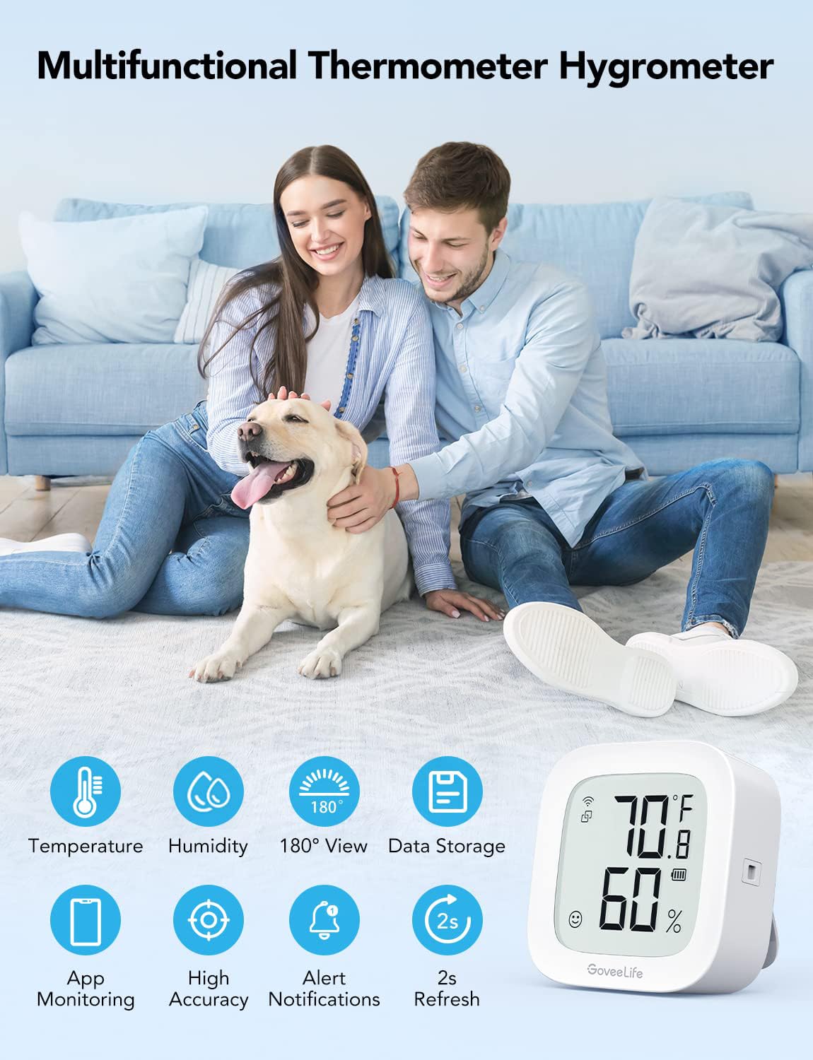 GoveeLife WiFi Digital Thermometer Hygrometer H5103
