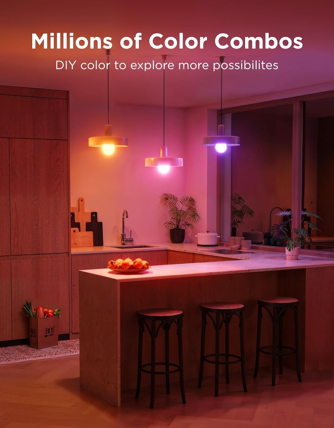 Govee A19 Smart LED Light Bulbs 800-Lumen 2-Pack H6008