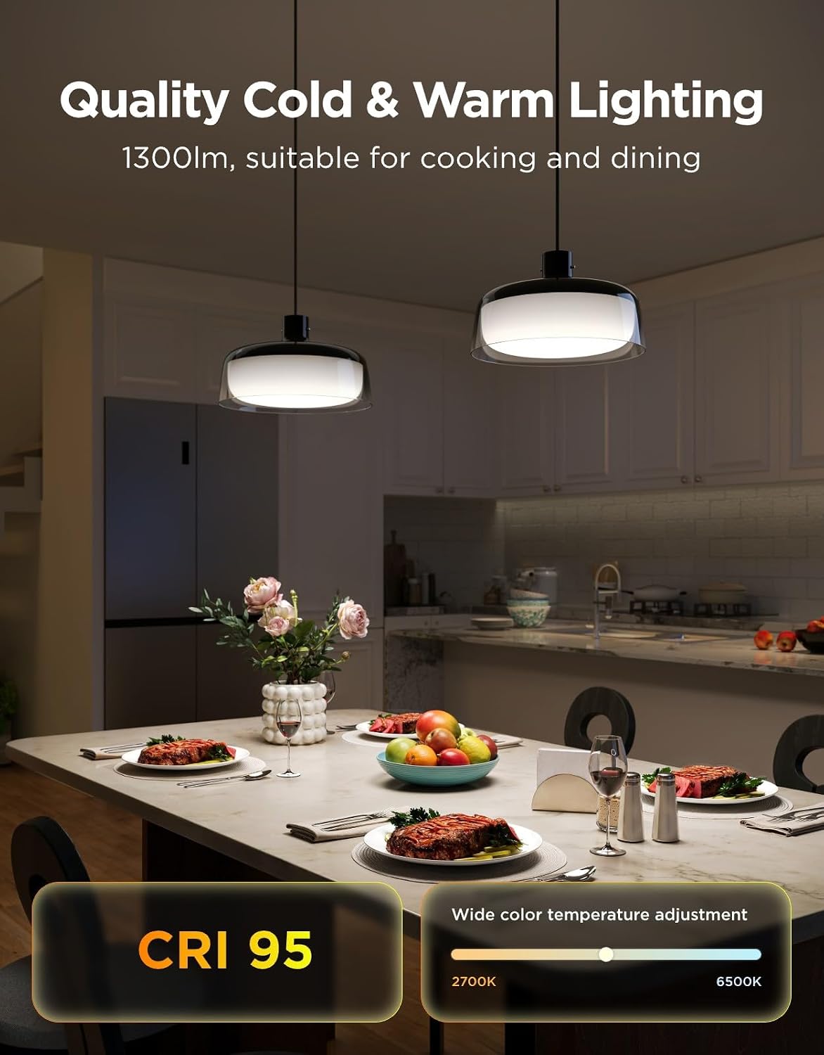 Govee Pendant Light Three-Layer RGBIC Smart Lighting H60C1