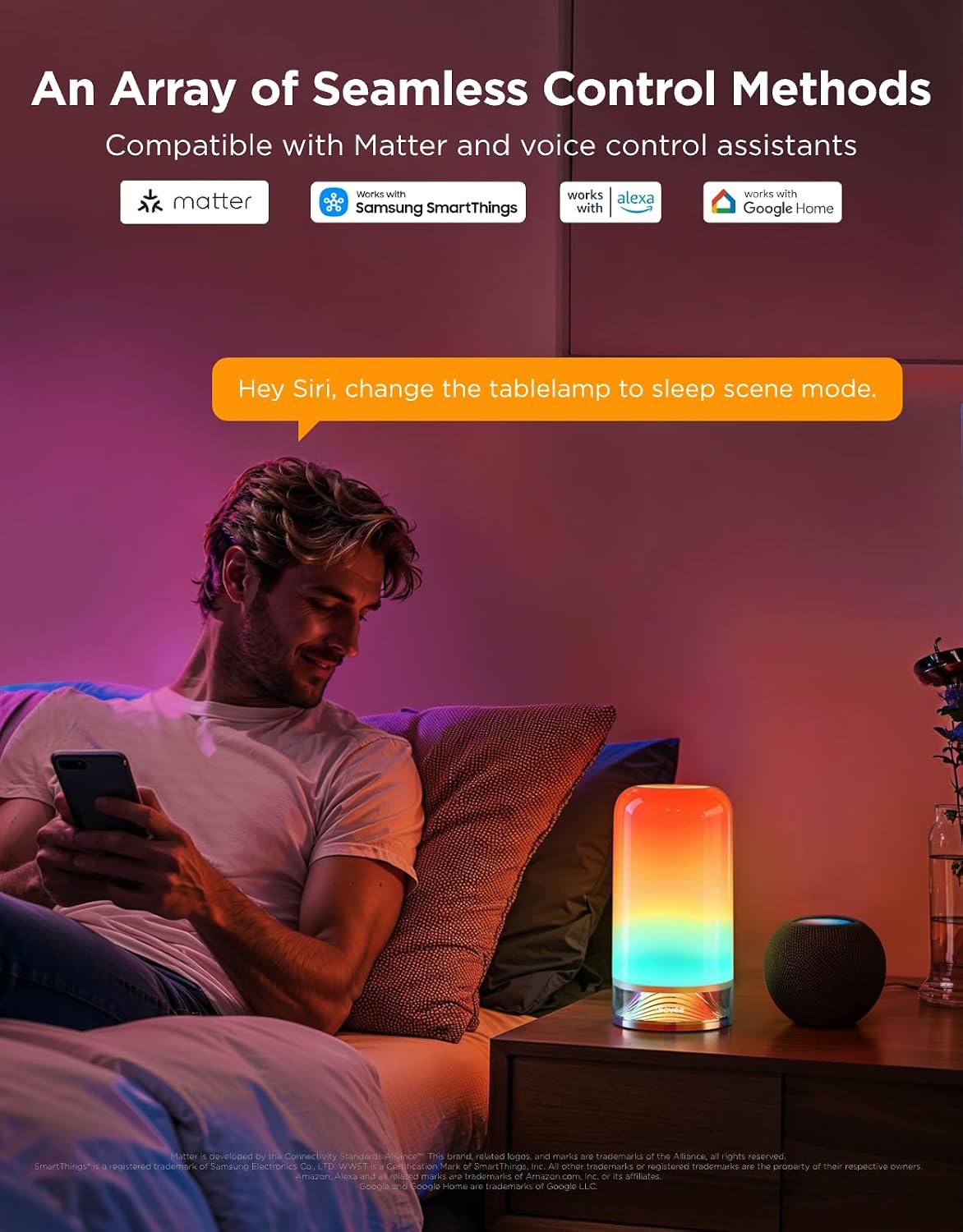 Govee RGBIC Smart Table Lamp 2 H6022