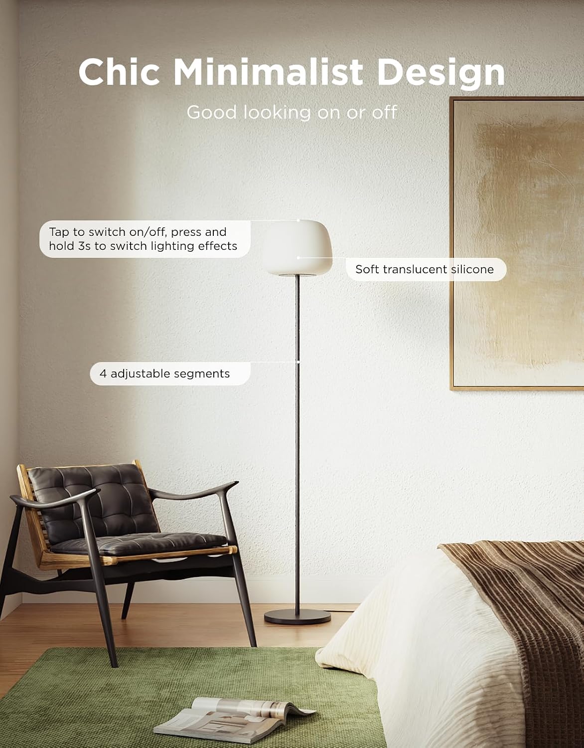 Govee Lantern Floor Lamp Halo Gradient RGBIC H1630