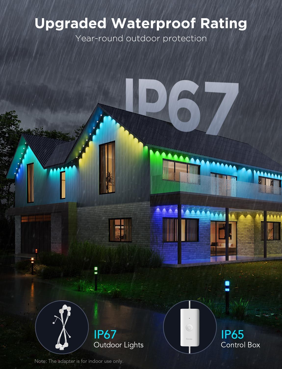 Govee Permanent Outdoor Lights Pro 60m 120-LED H706C
