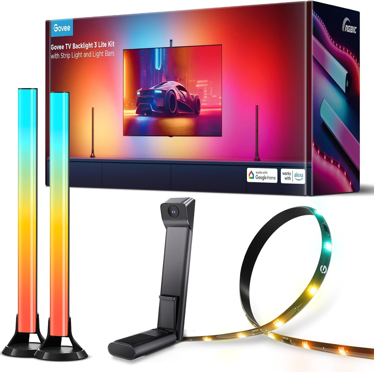Govee TV Backlight 3 Lite Kit 3.6m RGBICW H605A
