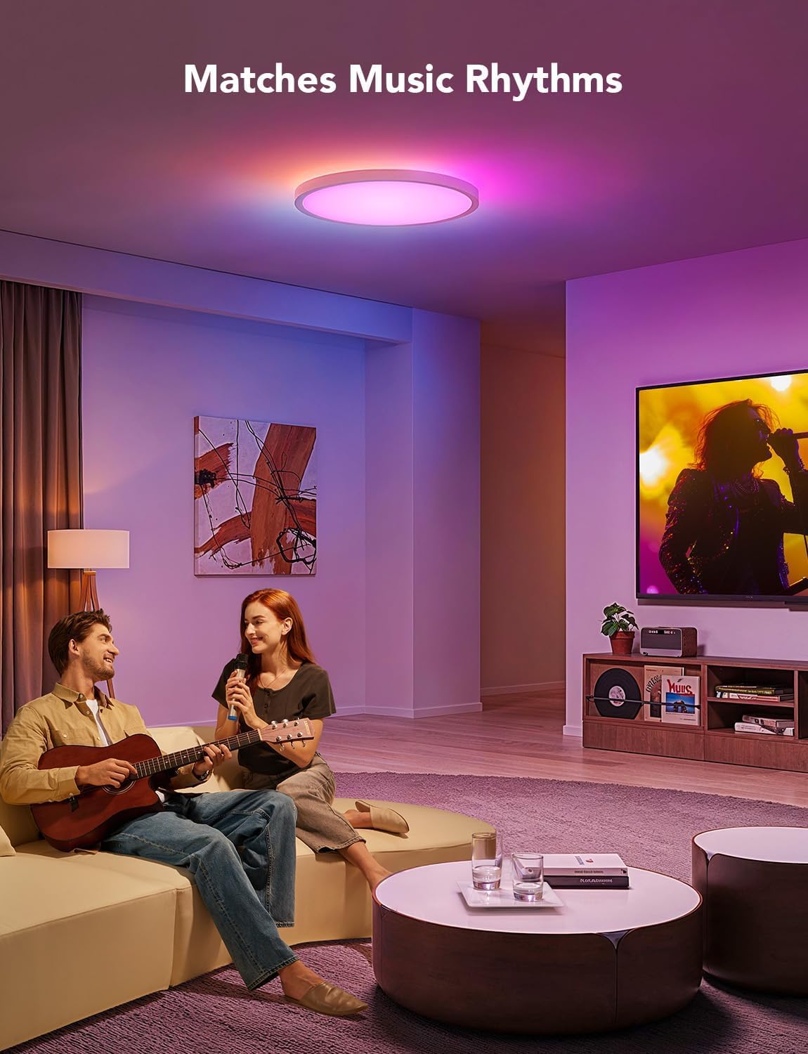 Govee Smart Ceiling Light 2400LM RGBIC 30cm H60A1