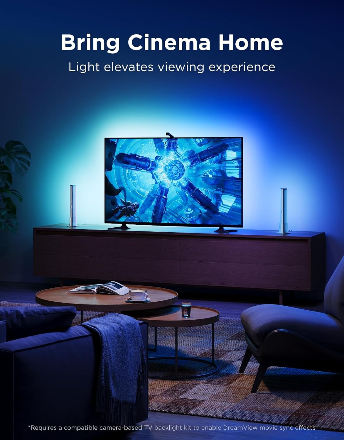 Govee Smart Light Bar RGBICWW TV Lights H6056