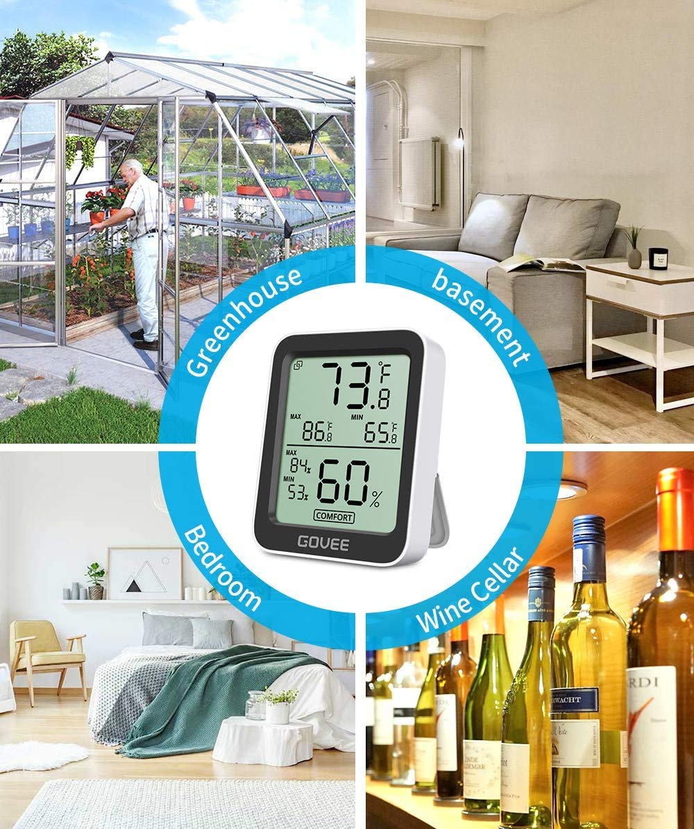 Govee Digital Hygrometer Thermometer Humidity Meter H5075