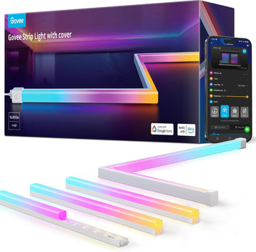 Govee RGBIC LED Strip Lights with Covers H61B5