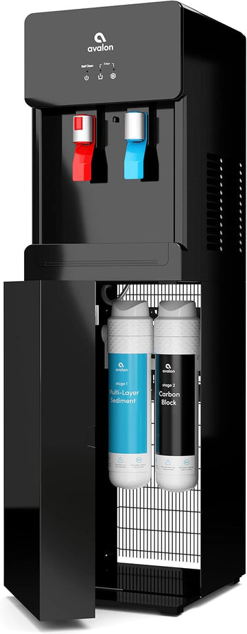 Avalon Self Cleaning Bottleless Water Cooler Dispenser Black A7BOTTLELESSBLK