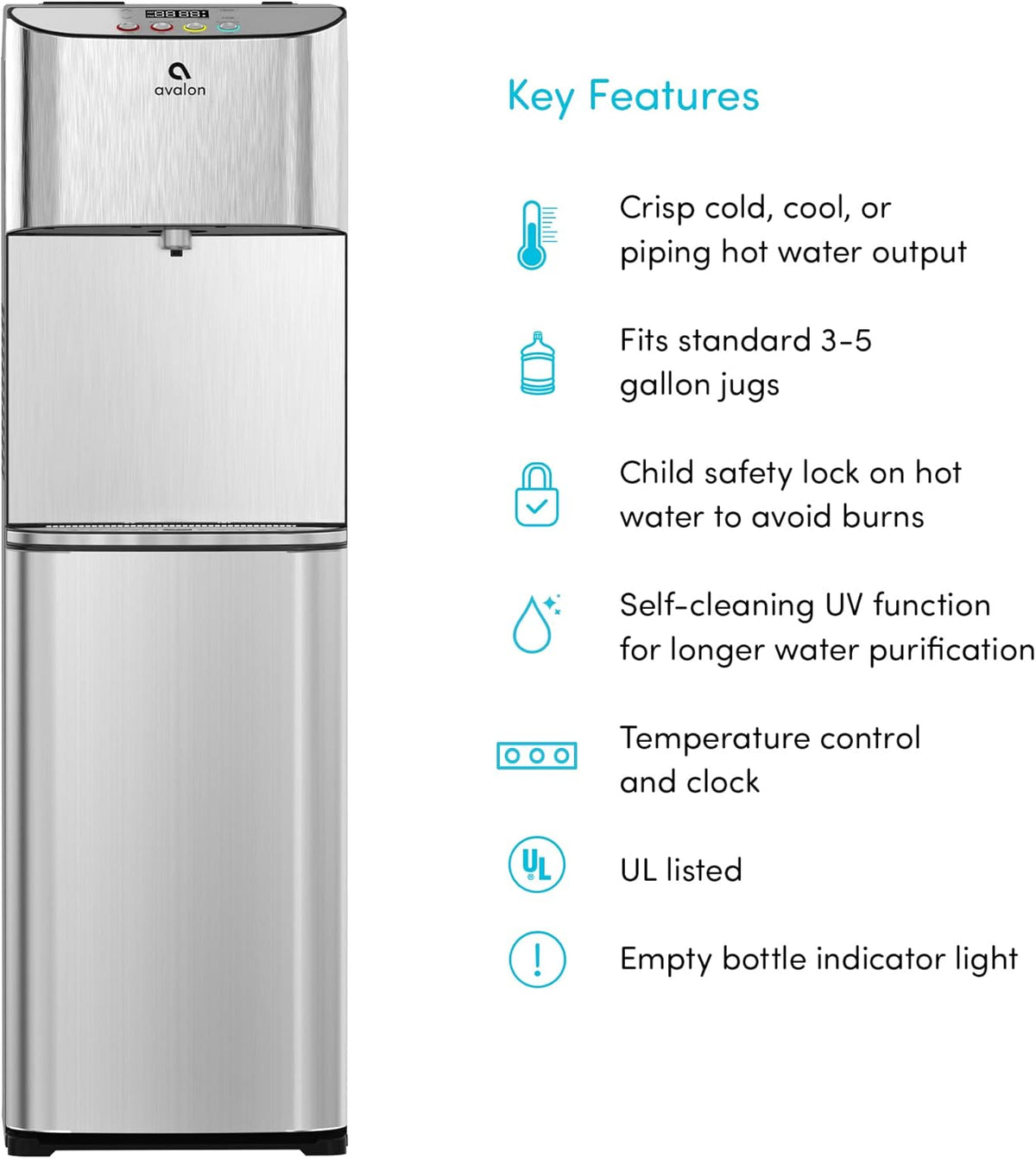 Avalon Electronic Bottom Loading Water Cooler Dispenser A14