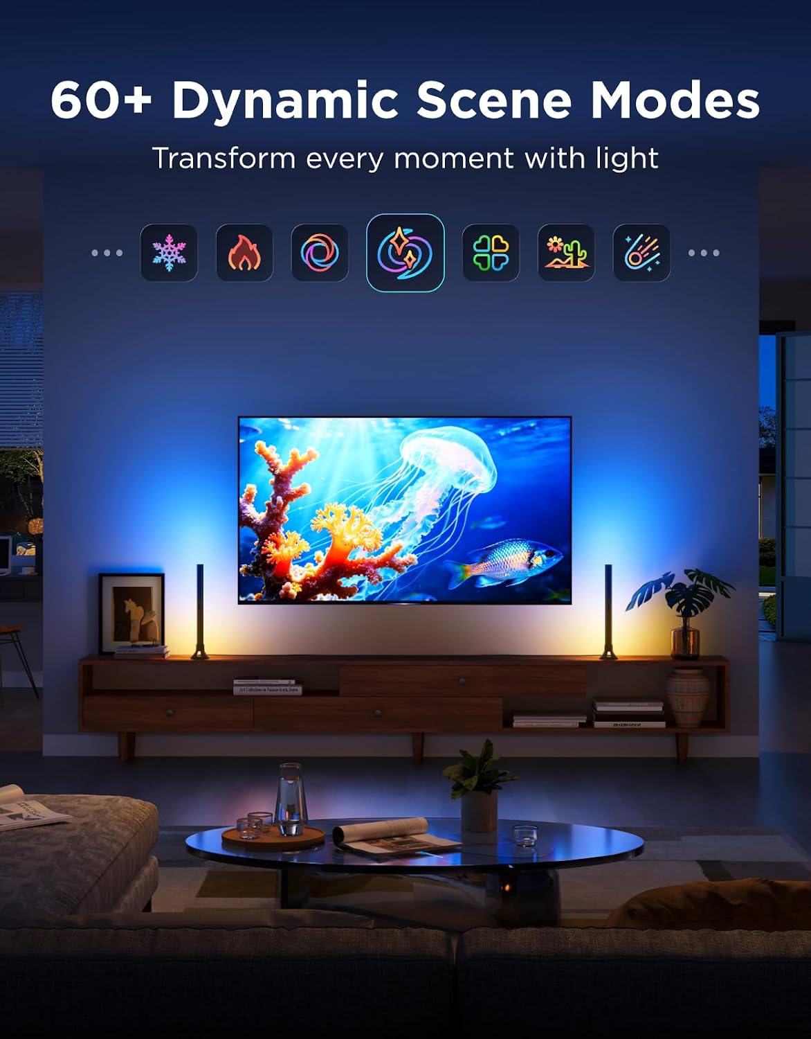 Govee Smart RGBWIC Light Bars 15-Inch WiFi TV Backlight H6046111