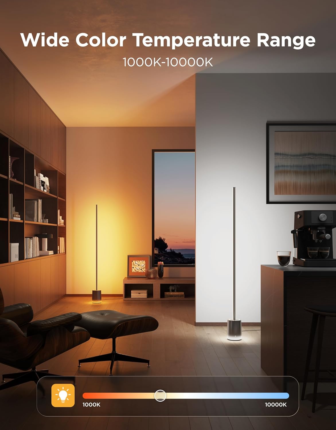Govee Floor Lamp 3 2100LM RGBIC Standing Lamp H16B0