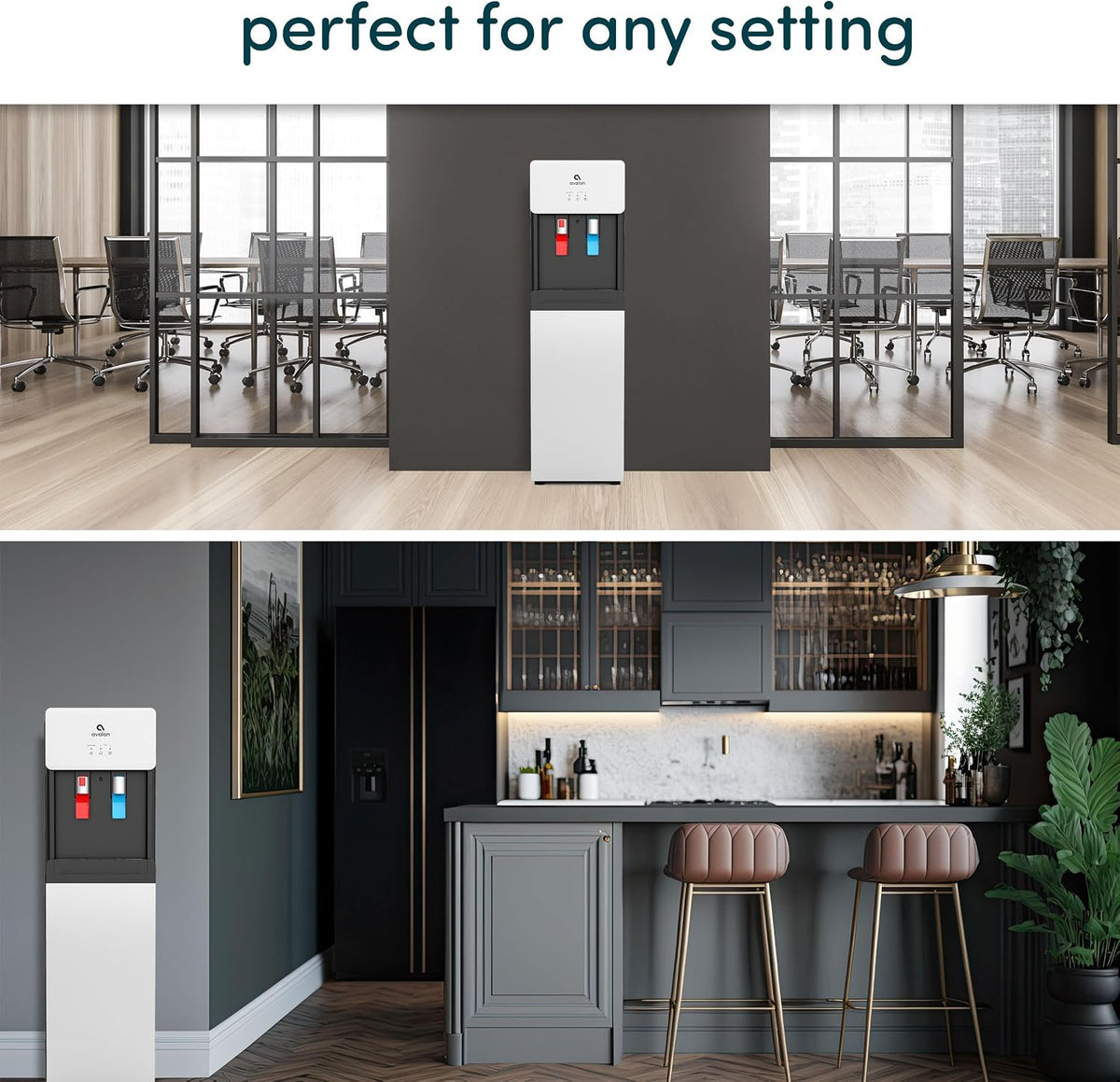 Avalon Self Cleaning Bottleless Water Cooler Dispenser White A7BOTTLELESS