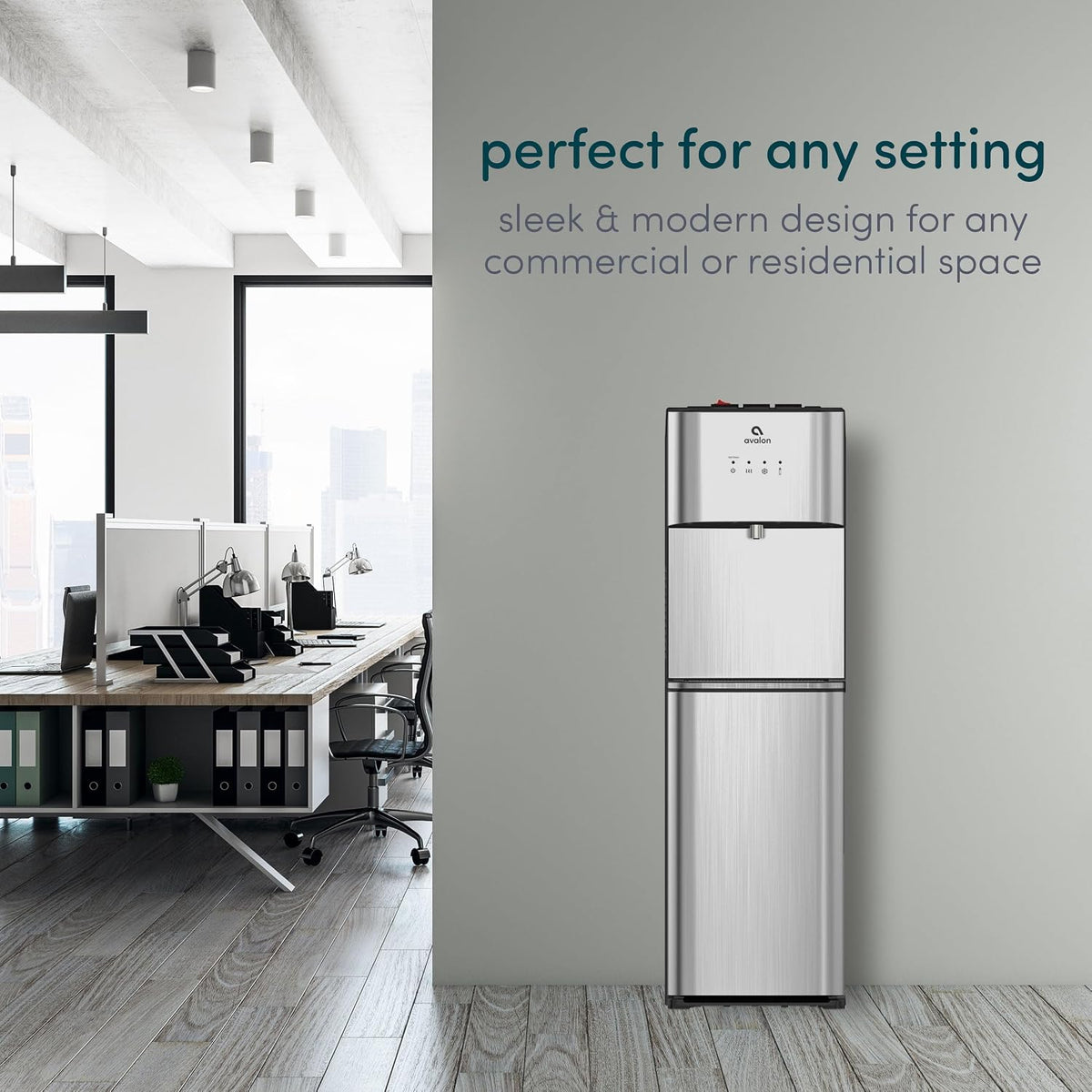 Avalon Self Cleaning Bottom Loading Water Cooler Dispenser Hot Cold A3