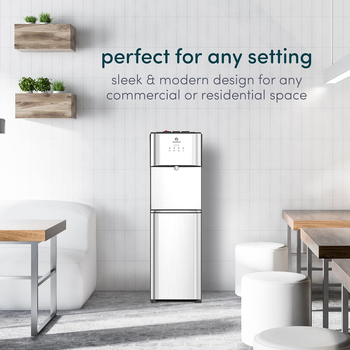 Avalon Bottom Loading Water Cooler Dispenser Filtered A3F
