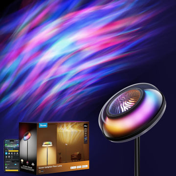 Govee Uplighter Floor Lamp RGBIC Ripple Projector H60B0