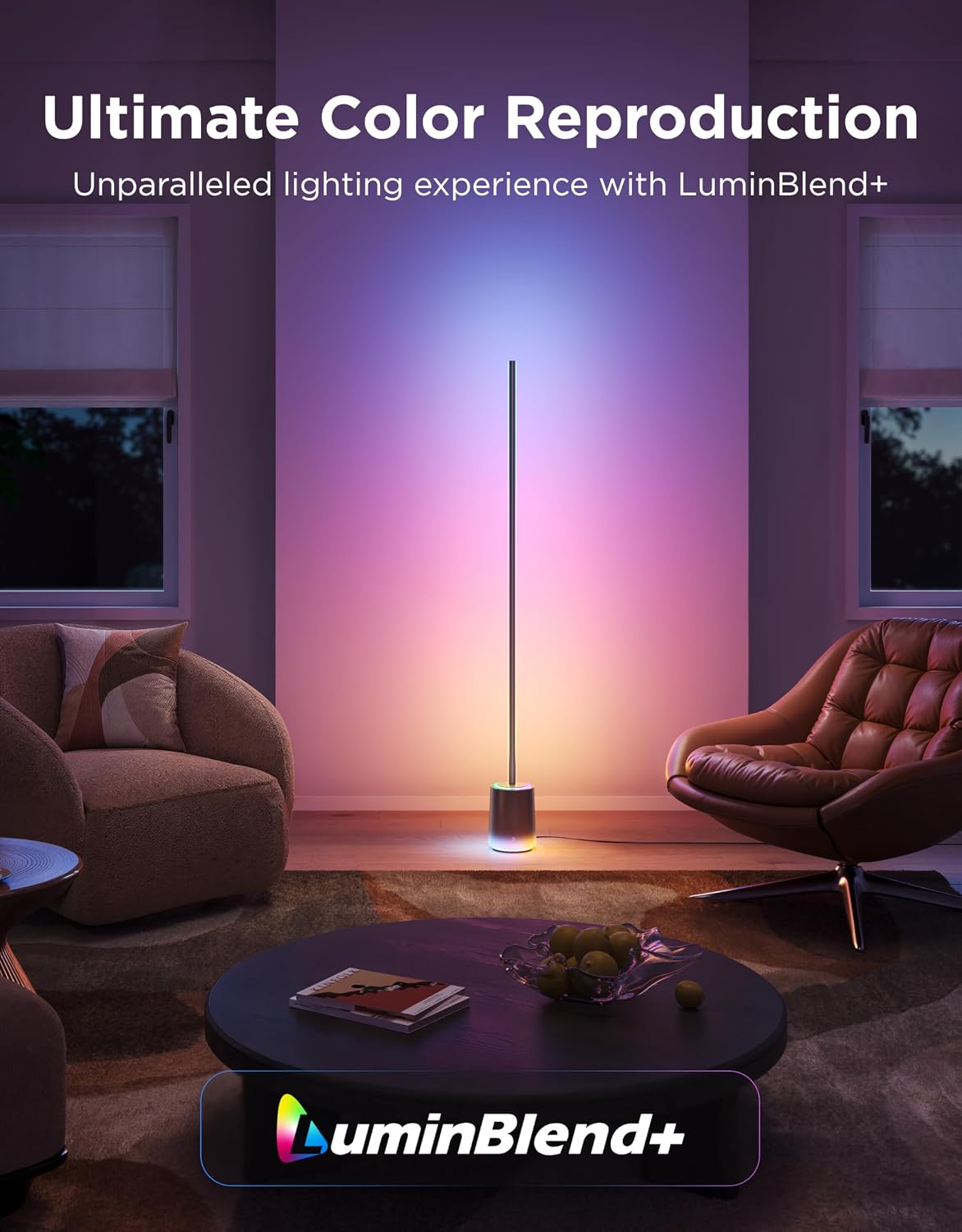 Govee Floor Lamp 3 2100LM RGBIC Standing Lamp H16B0