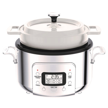 All-Clad 6-in-1 Programmable Slow Cooker with Cast Iron Pot 4.7 L