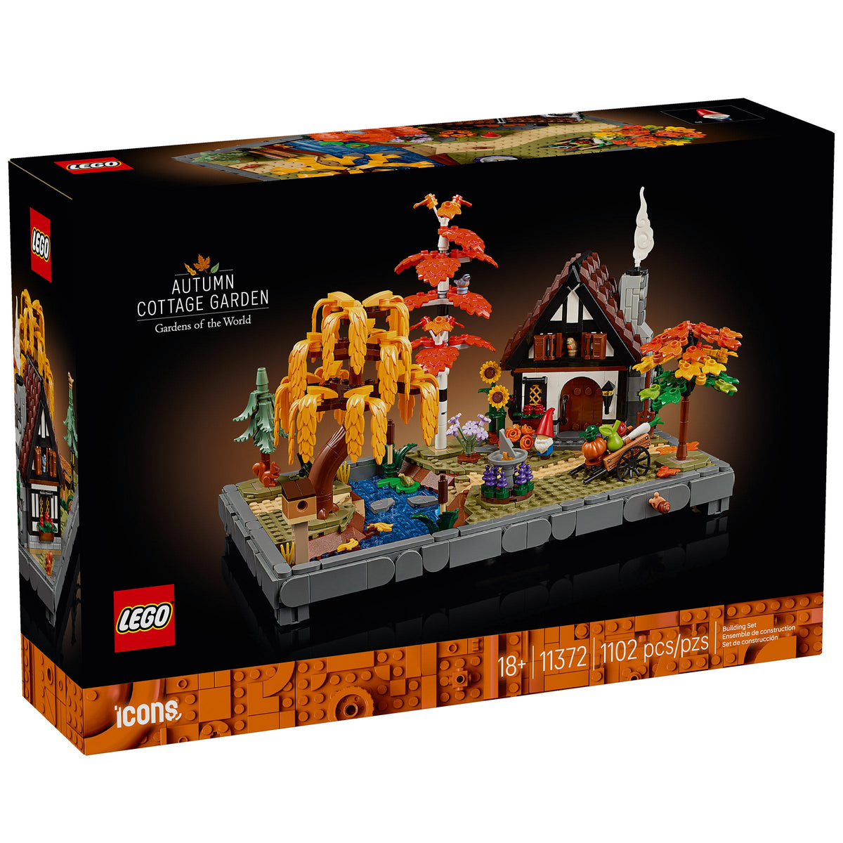 LEGO Icons Autumn Cottage Garden 11372