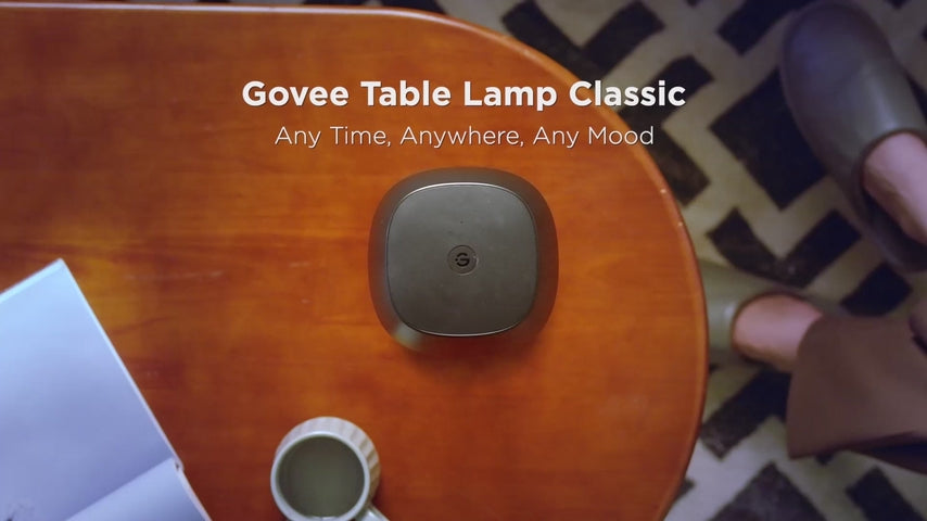 Govee Smart Cordless Table Lamp Classic RGBIC H1741