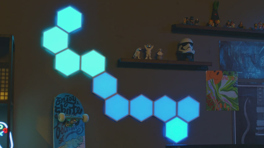 Govee Glide Hexa Light Panels RGBIC Hexagon LED Lights B6061