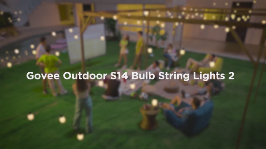 Govee S14 Outdoor String Lights 2 RGBIC LED H702A