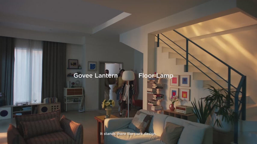 Govee Lantern Floor Lamp Halo Gradient RGBIC H1630